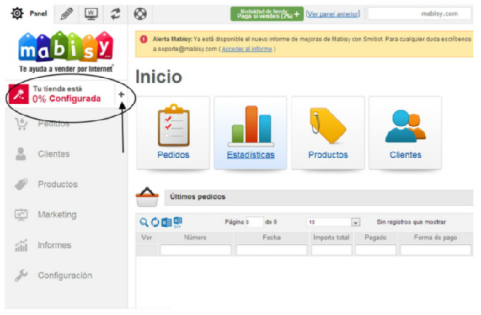Configurar mi tienda de Mabisy (primera parte)