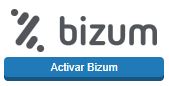 Botón de activación de Bizum